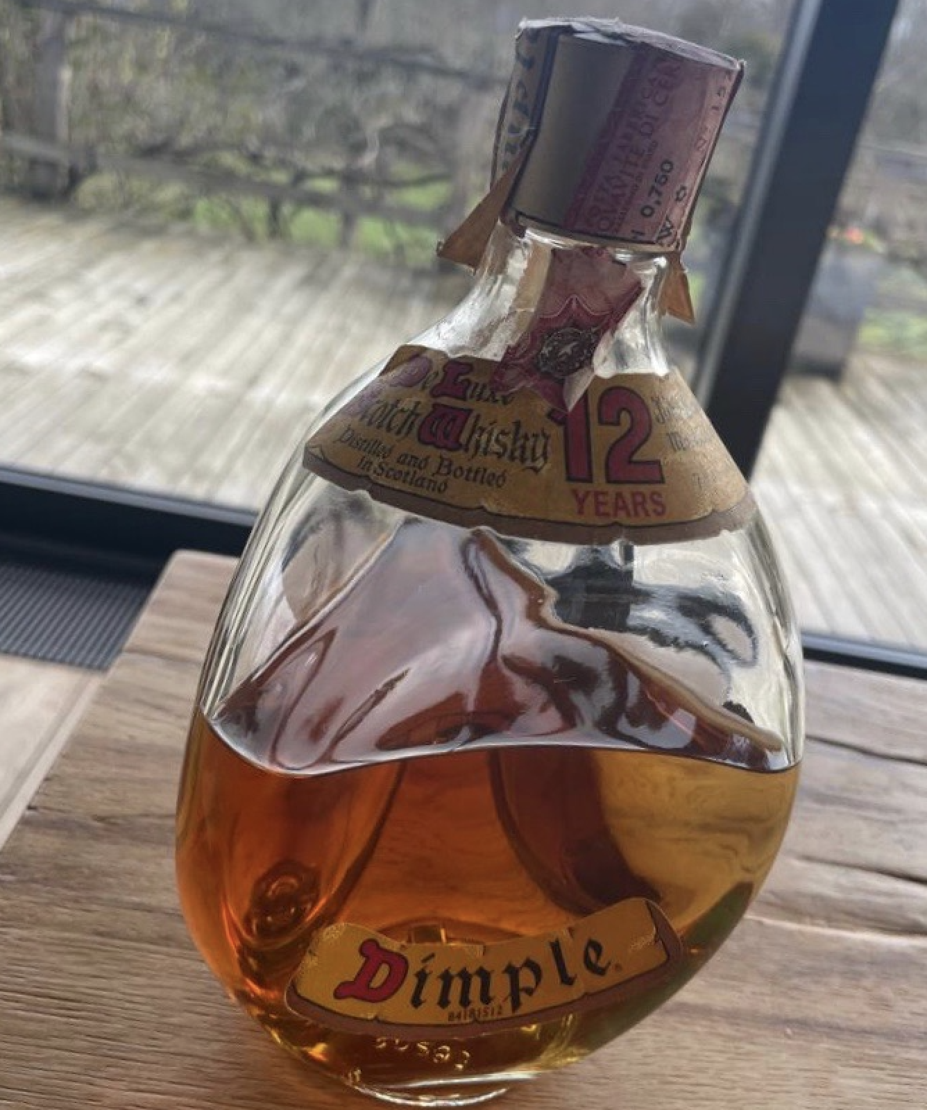 Dimple Old Blended Scotch Whisky パブミラー Dimple Old Blended Scotch Whisky パブミラー